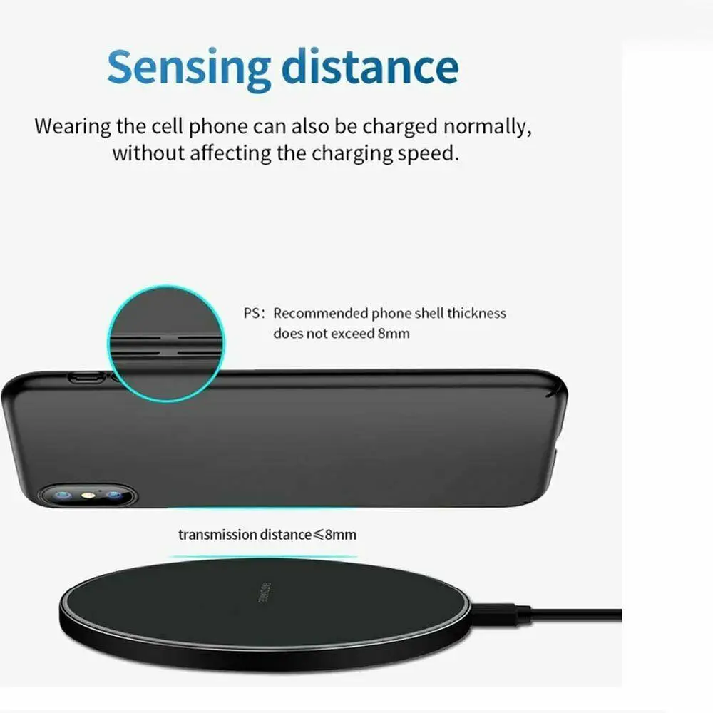 Групповое вертикальное Быстрое беспроводное зарядное устройство Qi Smart Quick Charge