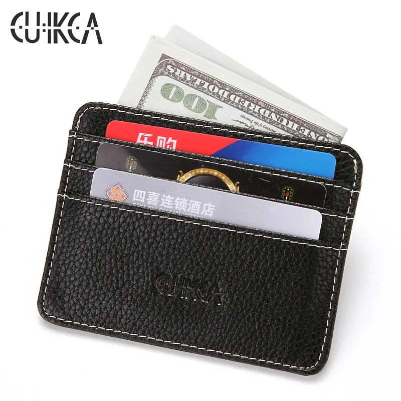 CUIKCA Новый ID держатель для кредитных карт сумка чехол мужчин и женщин кошелек с