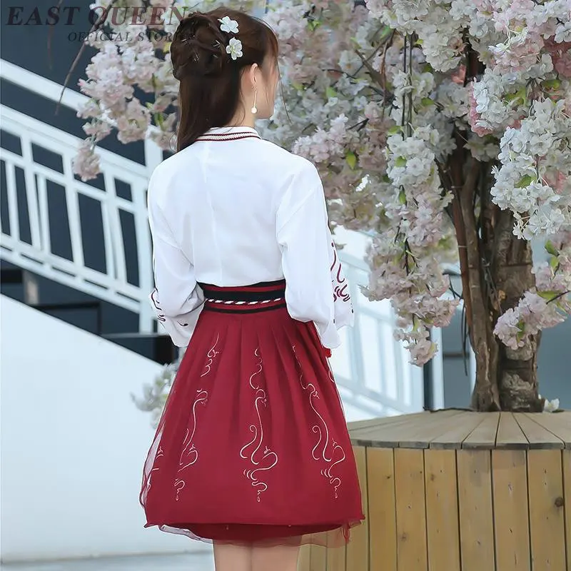 Оптовая продажа китайское кимоно платье народное танцевальное Hanfu танцевальный