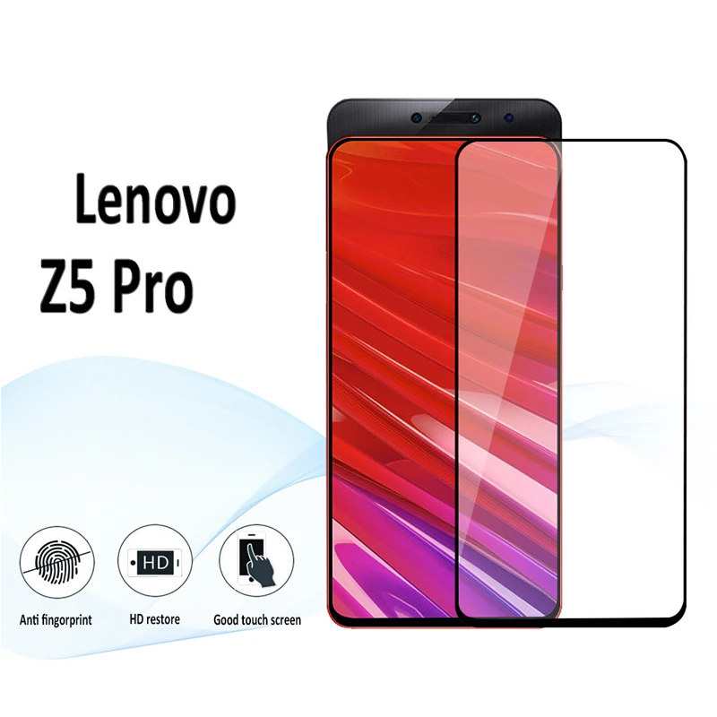 Закаленное стекло с полным покрытием для Lenovo Z5 Pro защитная пленка из закаленного