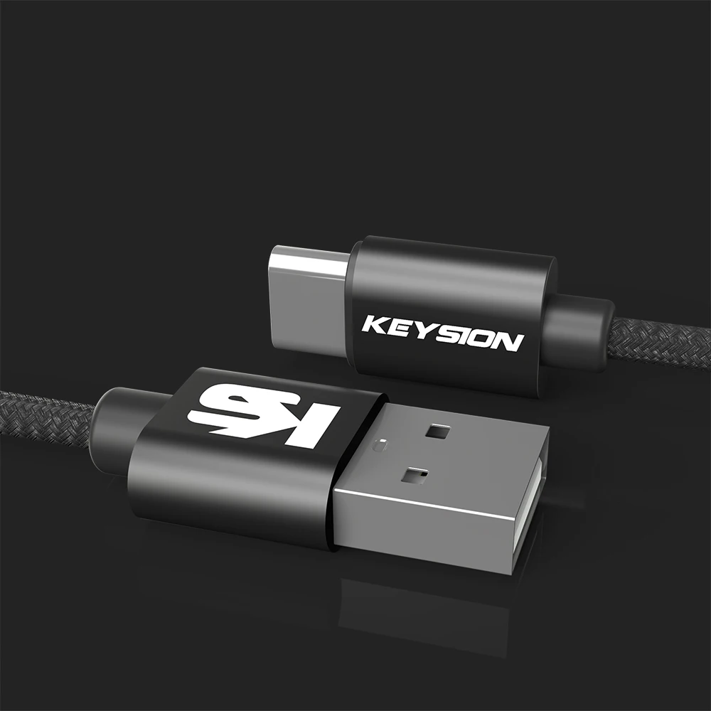 USB Type C кабель KEYSION для Xiaomi Redmi Note 7 mi9 Samsung A50 A70 A30 A20 провод быстрой зарядки на