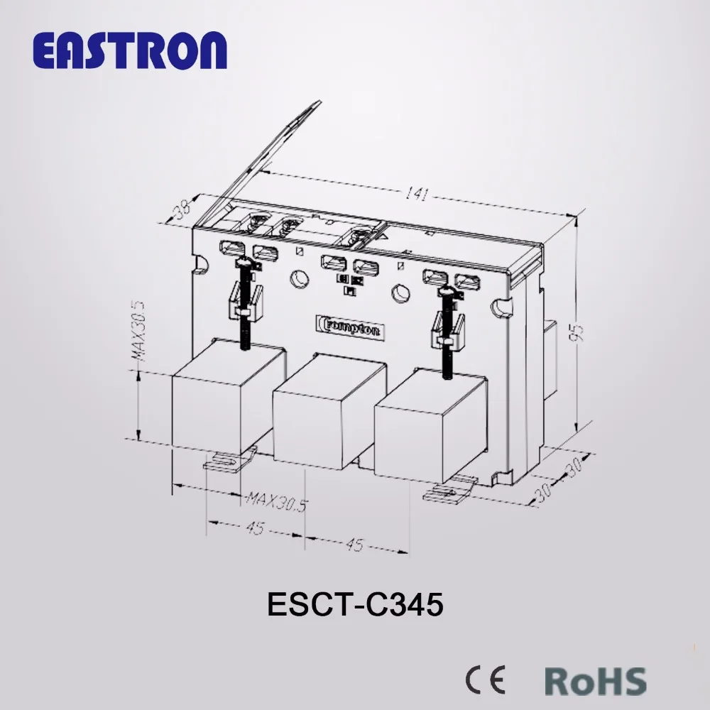 Трансформатор 3 в 1 CT SDM530CT-Modbus + шт. ESCT-C345 300/5A фазы (серия 5A) | Инструменты