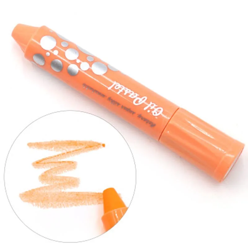 color Saizhi игрушка для рисования краски детская моющаяся цветная красочная масляная краска Одноцветный карандаш водорастворимый игрушка SZ3120 - Цвет: color