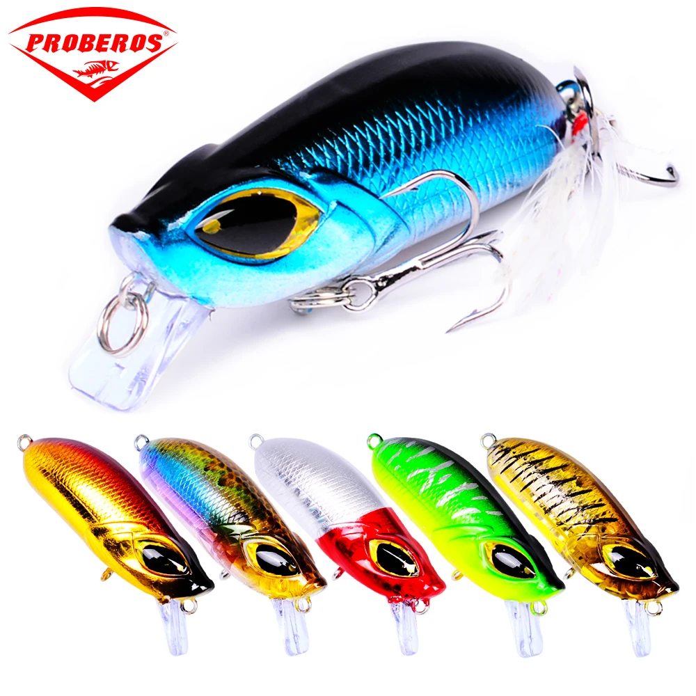 Жесткая Рыболовная Приманка Minnow 7 шт. с 3d глазами приманка для рыбалки 5 см 2 17