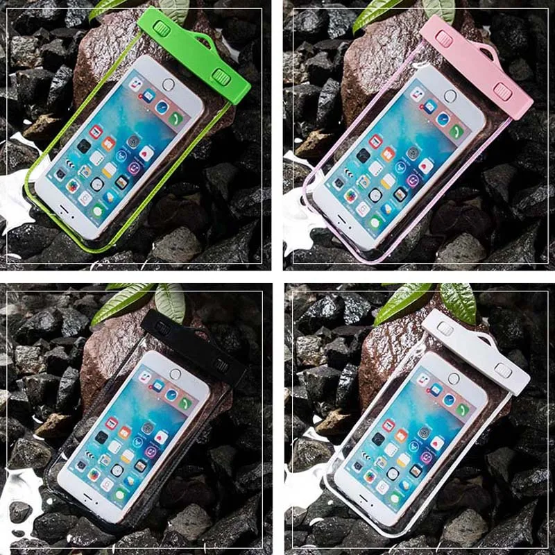 Дайвинг Плавание Водонепроницаемый сумка Подводный Чехол для iPhone 6 S 5 7 Nokia Lumia
