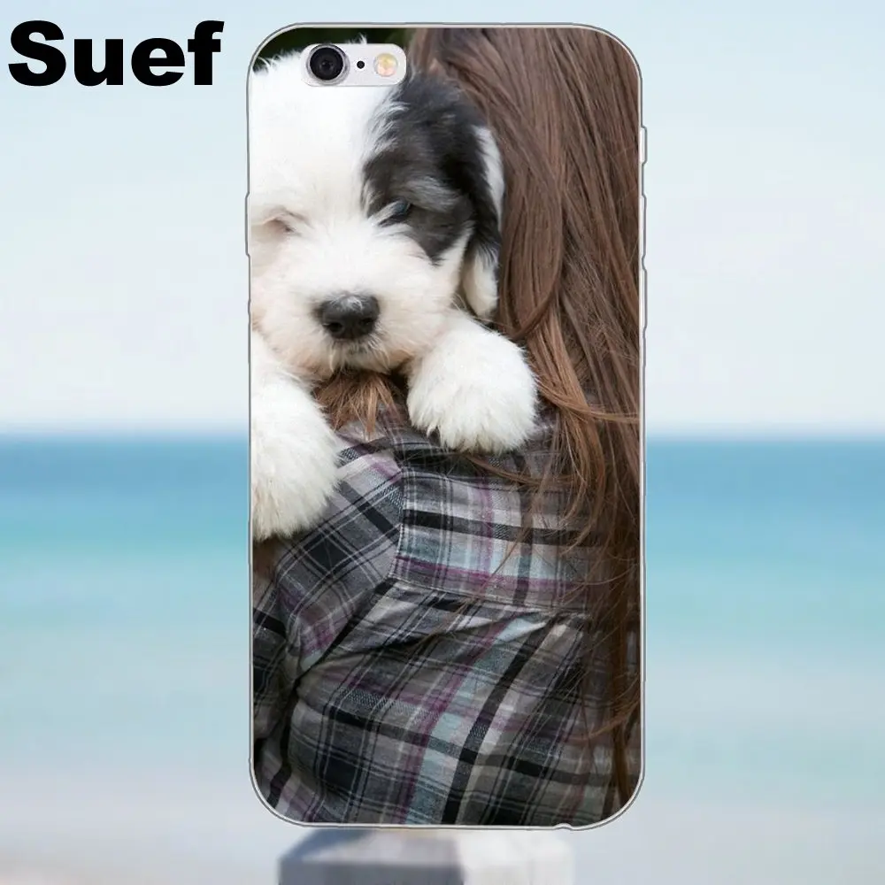 Маленькие животные очки для девочек собака прекрасный мягкий чехол iPhone X 4 4S 5 5S 5C SE