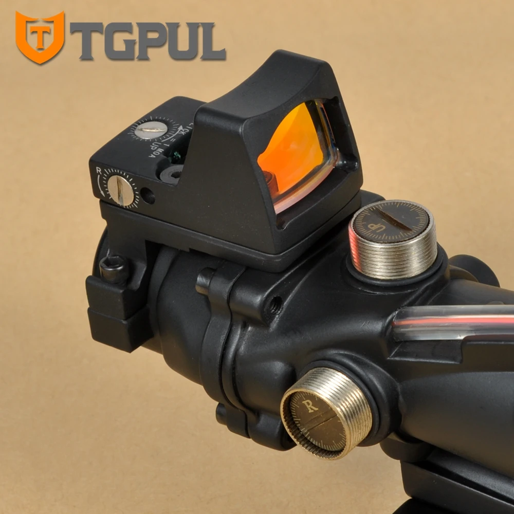 TA31 РМР ACOG 4X32 Сфера зеленый или красный Перекрестие баллистическая сетка Красный