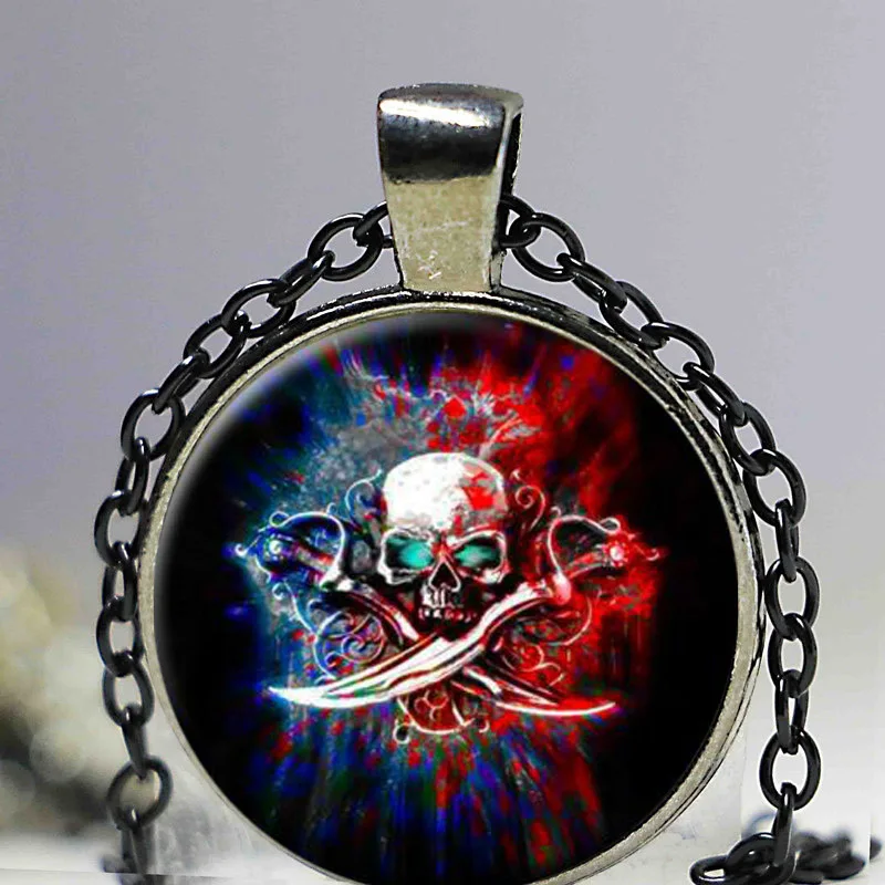 Sugar skull стеклянный купольный кабошон с крестом розой блокировкой вырезанным