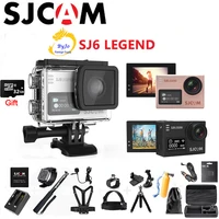 original sjcam sj6 legend ntk96660 sport action camera 4k hd 2 touch screen waterproof sports action camera 32g sd card gift