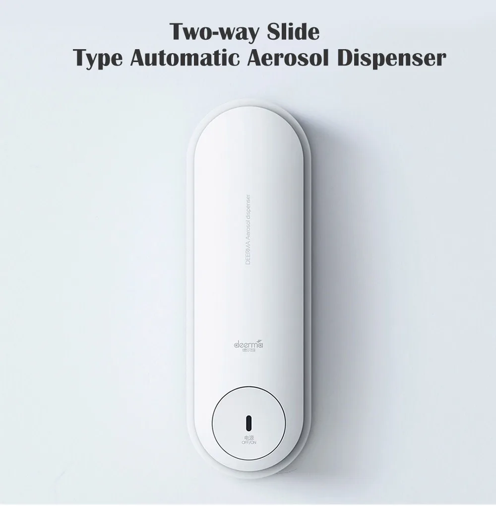 Deerma двухполосный слайдовый автоматический аэрозольный распылитель вертикальный спрей стойкий Fregrant для удаления запаха домашний очиститель воздуха