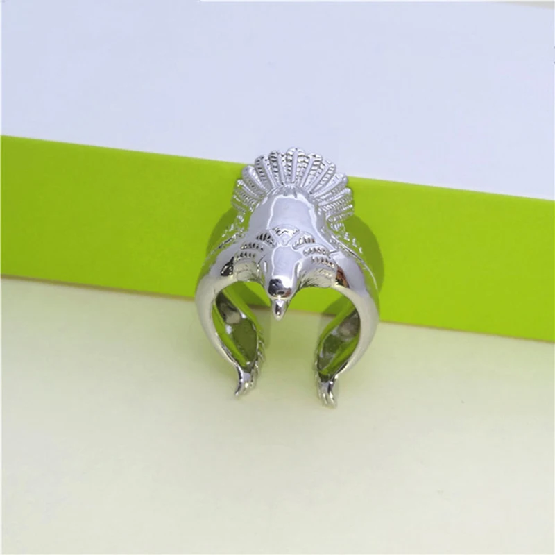 Мужское Винтажное кольцо с орлом байкерское из медной стали животными