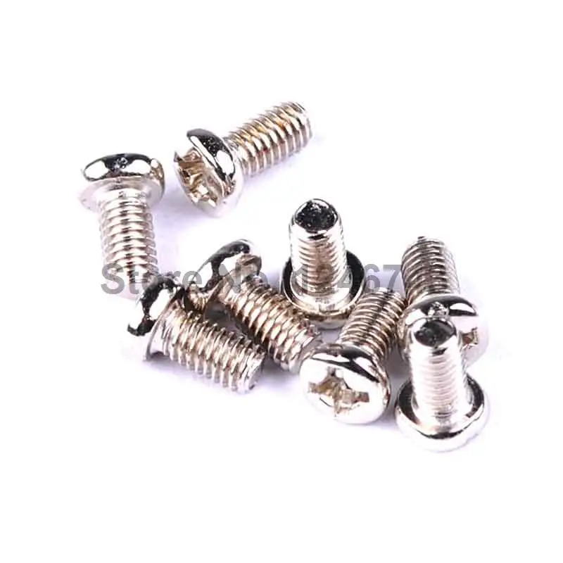 100 шт. M3 * 6 Болты с круглой головкой из нержавеющей стали|cross head screws|head screwhead bolt |