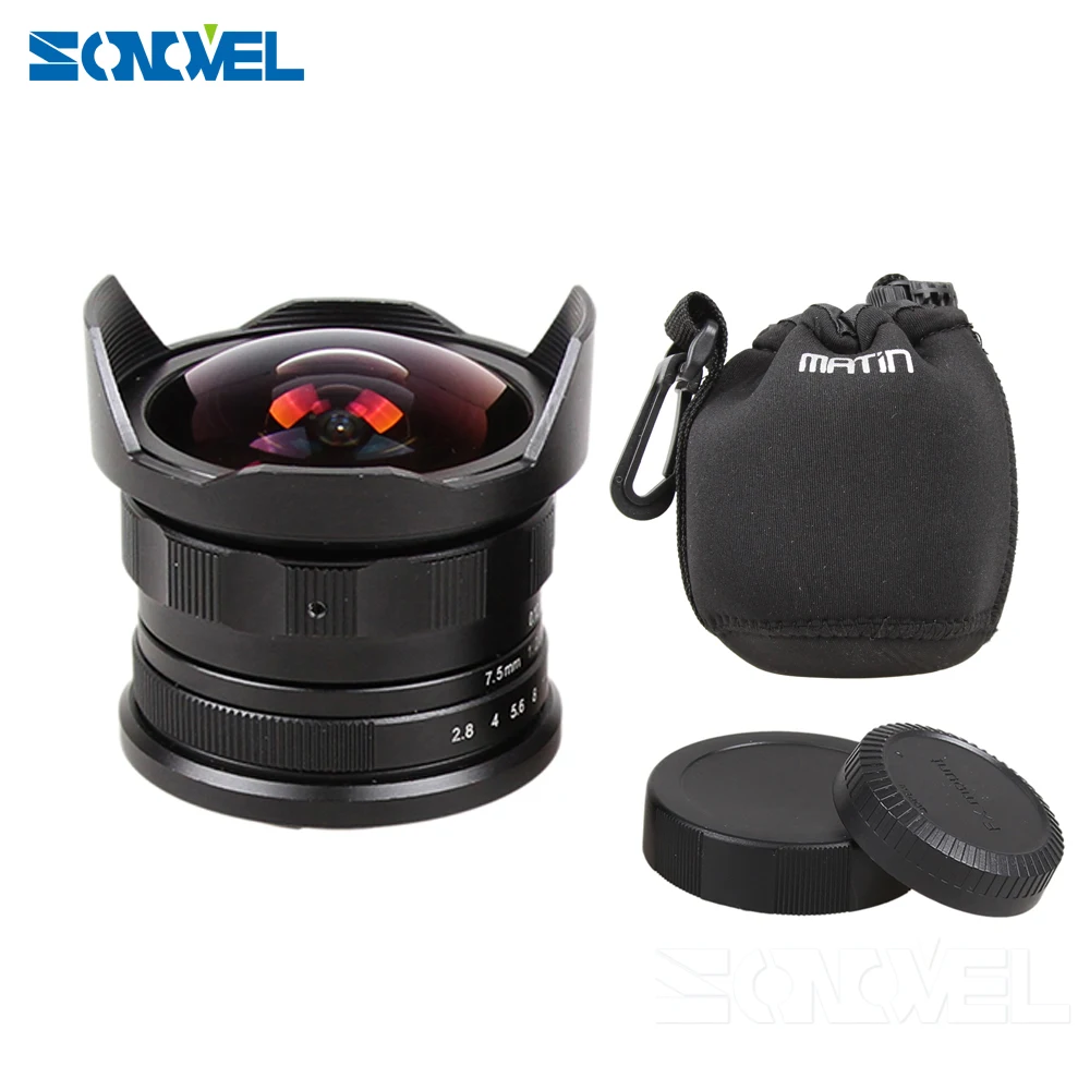 7,5 мм F2.8 типа «рыбий глаз» Ручной Рыбий глаз для sony NEX-F3 NEX-5 NEX-6 NEX-7 A6500 A6300 A6000 A5000 A5100 Камера объектив