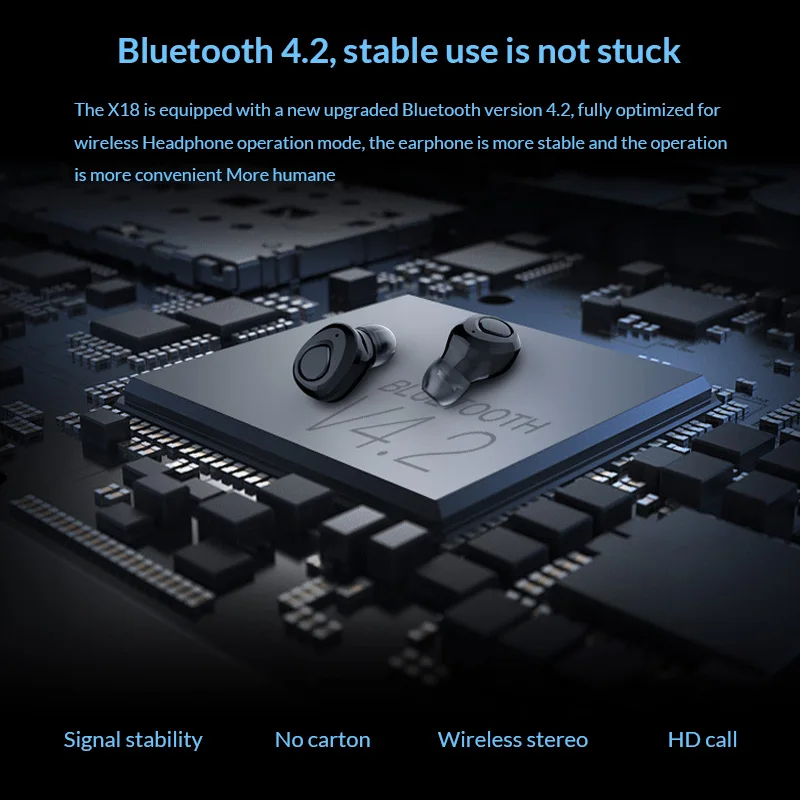 AIFFECT Mini TWS настоящие беспроводные Bluetooth наушники стерео Спортивная гарнитура с 500