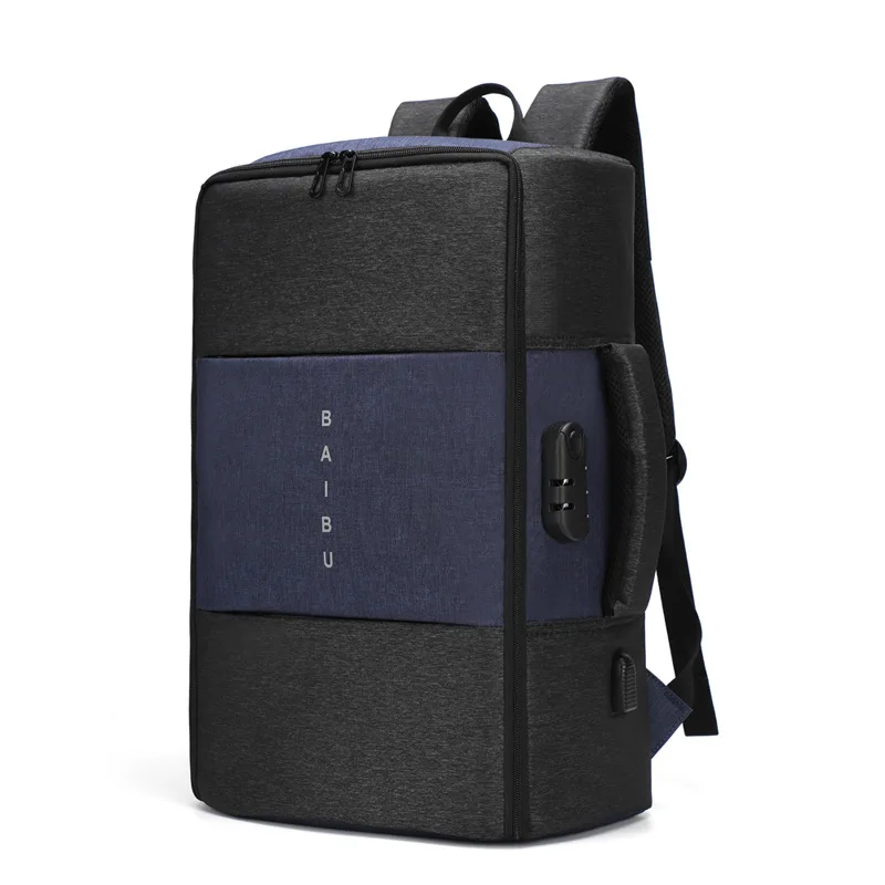 Backpack Men NO Key TSA Anti-theft Multifunctional Waterproof USB Laptop Backpack Travel Bag in Male Luggage Backpack Business anti theft backpack harry styles print 2020 new men s laptop backpack men s travel backpack business backpack
