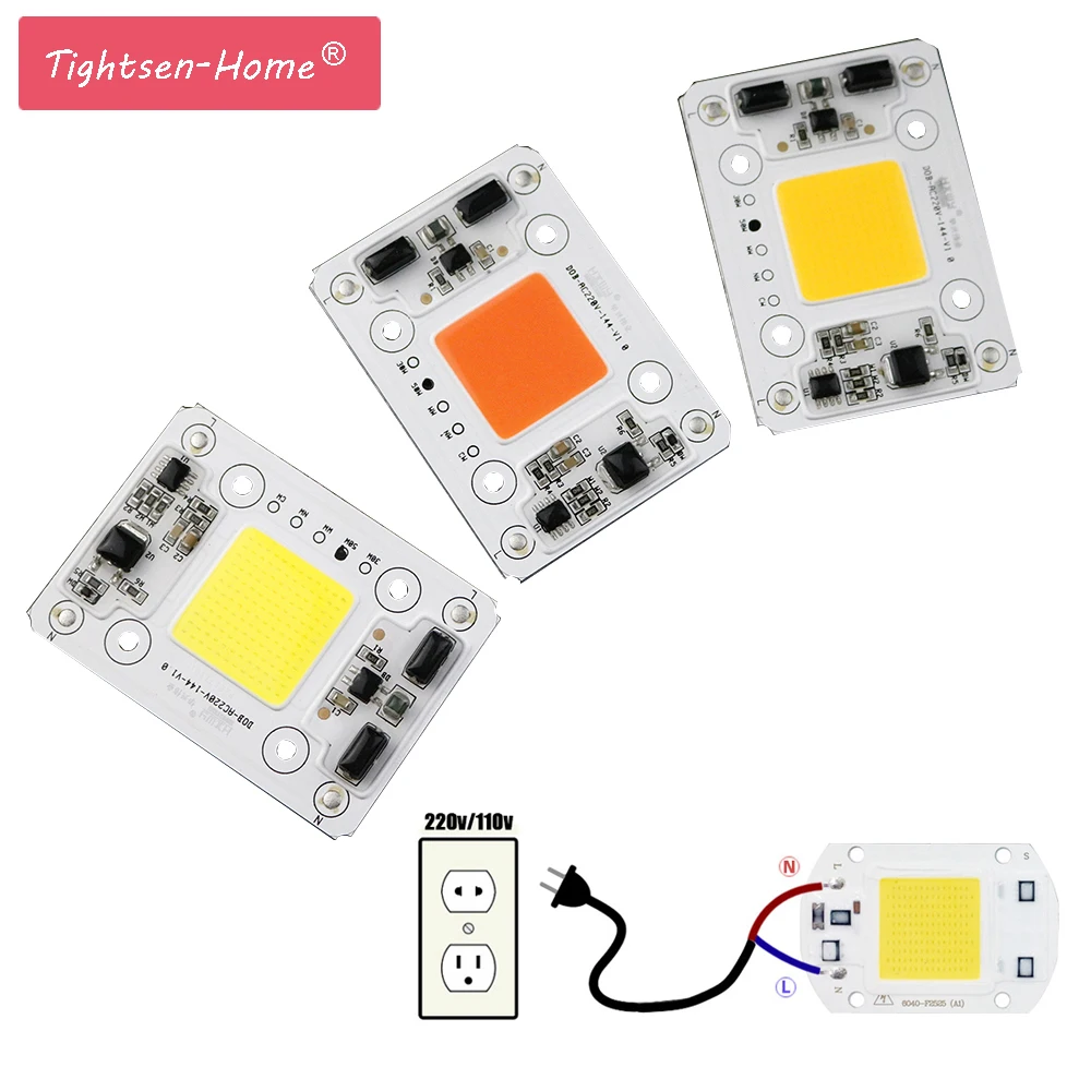 Чип cob для светодиодной лампы 30 Вт 50 220 В 110 В|led lamp chip|ic driverled |