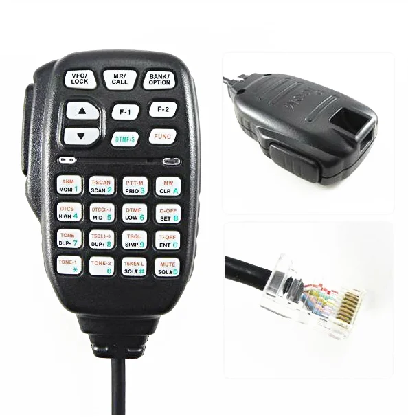 Портативный 8 Pin Автомобильный Радио Ручной PTT DTMF HM 133 для ICOM мобильный радио ID 800H CB