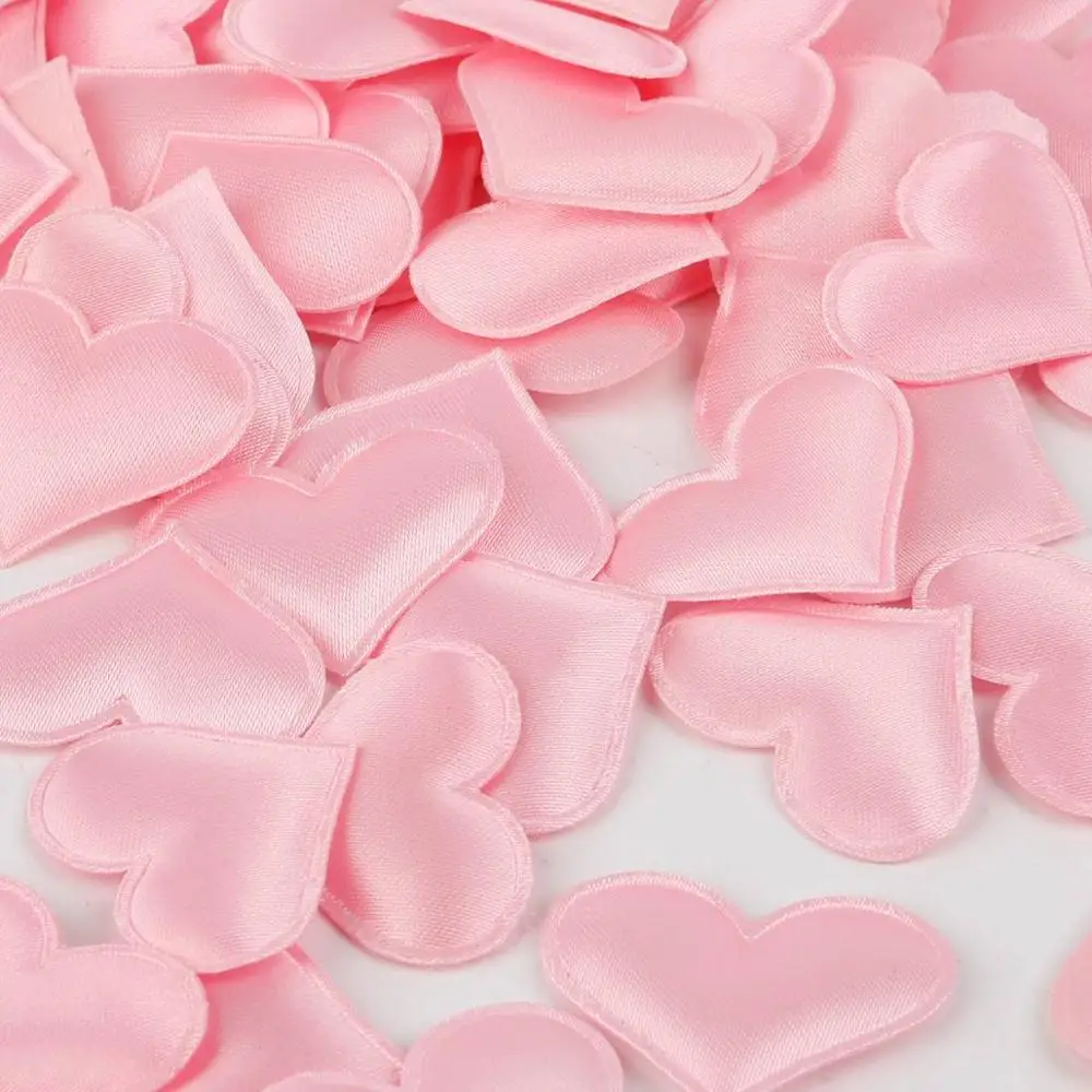 32x25mm Pink Разные цвета, 100 шт, 2~ 3,5 см, губчатое сердце, свадебные конфетти, метательные лепестки для любви, подарок на день Святого Валентина, вечерние украшения для комнаты - Цвет: 32x25mm Pink