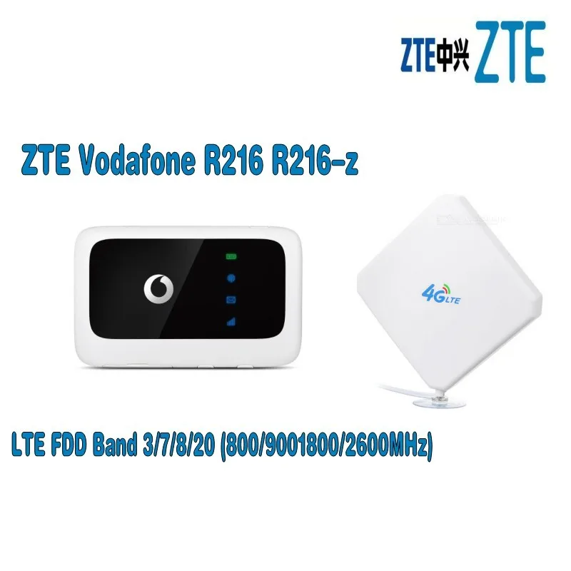 

Wi-Fi роутер ZTE vodafone R216 4G Plus 35dbi TS9 Тип 4g антенна