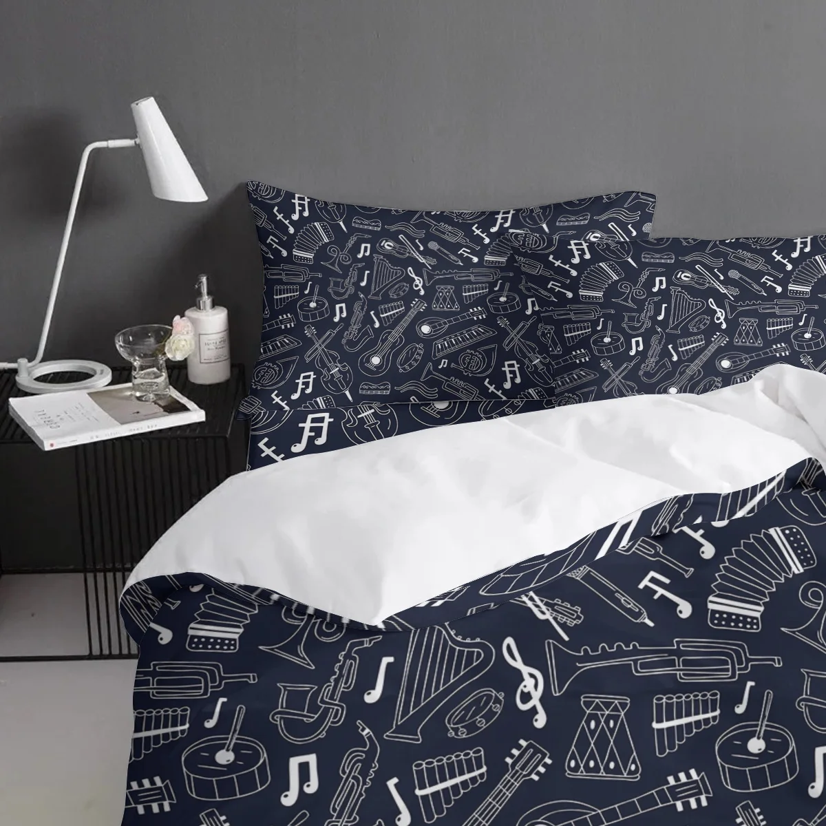 Набор постельного белья в стиле рок-музыки набор крышек пододеяльник для дня