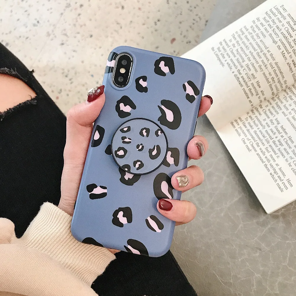 Colorful Leopard print Phone Case For iphone XS Max XR X 6 6s 7 8 plus Back Cover Luxury imd Soft Cases Capa |