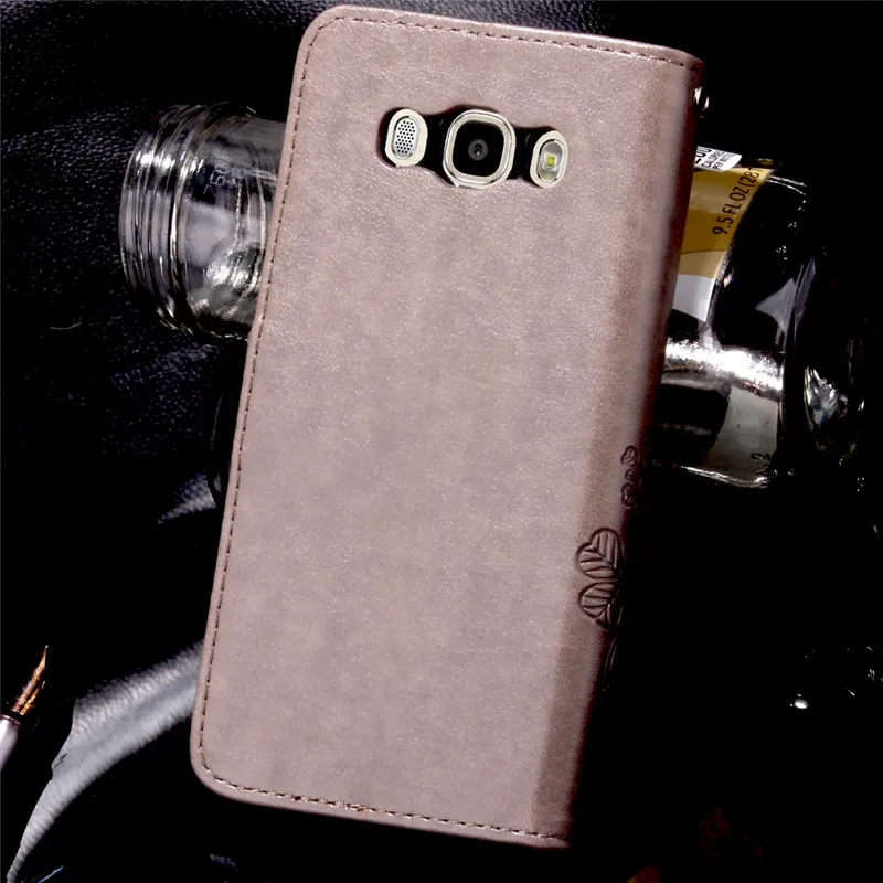 Роскошный Ретро кожаный бумажник флип-чехол для Coque samsung Galaxy J5 чехол J510 J510F SM-J510F чехол для телефона Capa для samsung j5