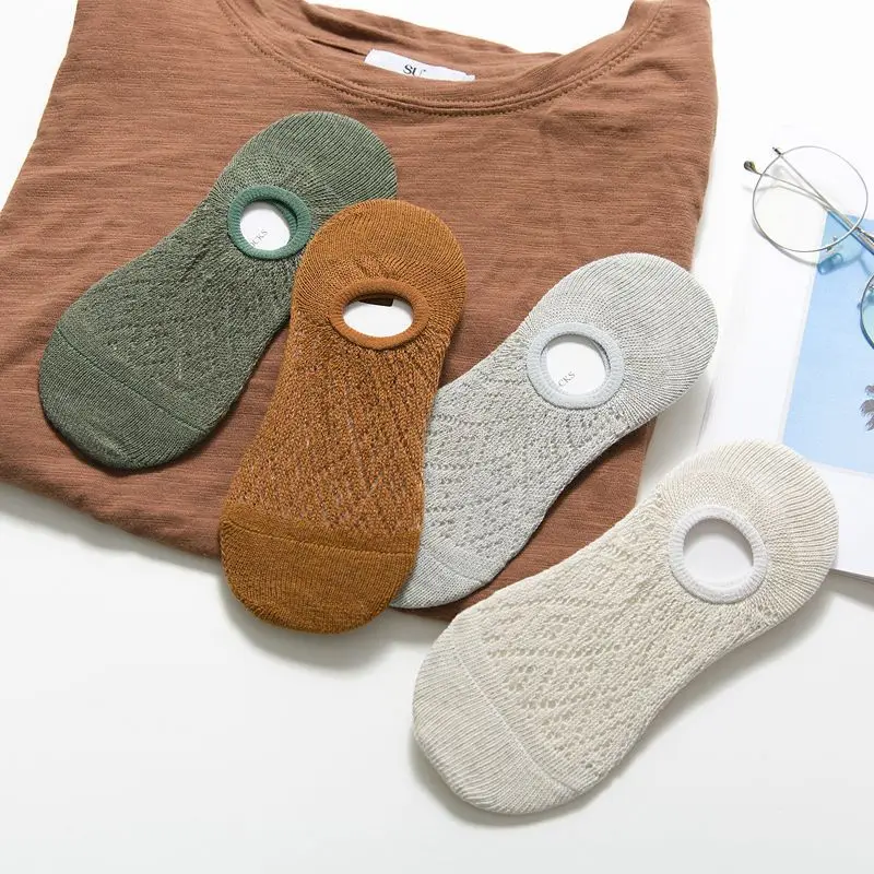 Носки-следки для девочек-подростков лето Лидер продаж 5 Стелс-носки пара/лот |