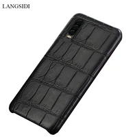 natural crocodile leather for huawei p30 pro high end leather phone case for huawei p30 p10 lite p20 pro fall protection sleeve