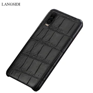 natural crocodile leather for huawei p30 pro high end leather phone case for huawei p30 p10 lite p20 pro fall protection sleeve free global shipping