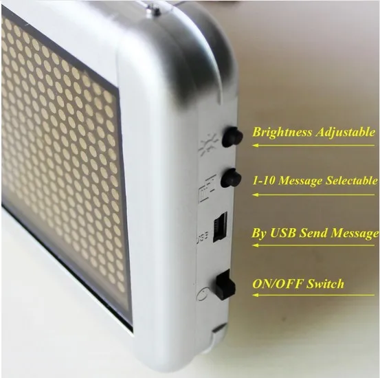 СВЕТОДИОДНЫЙ Автомобильный дисплей с синей светодиодной подсветкой