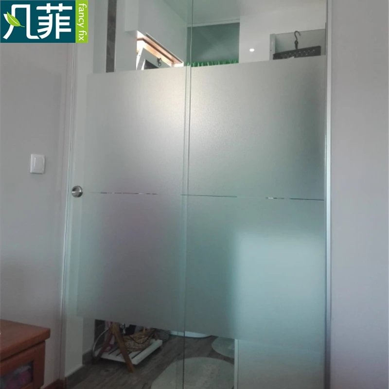 Матовая оконная пленка FANCY-FIX стеклянная наклейка для уединения в ванной