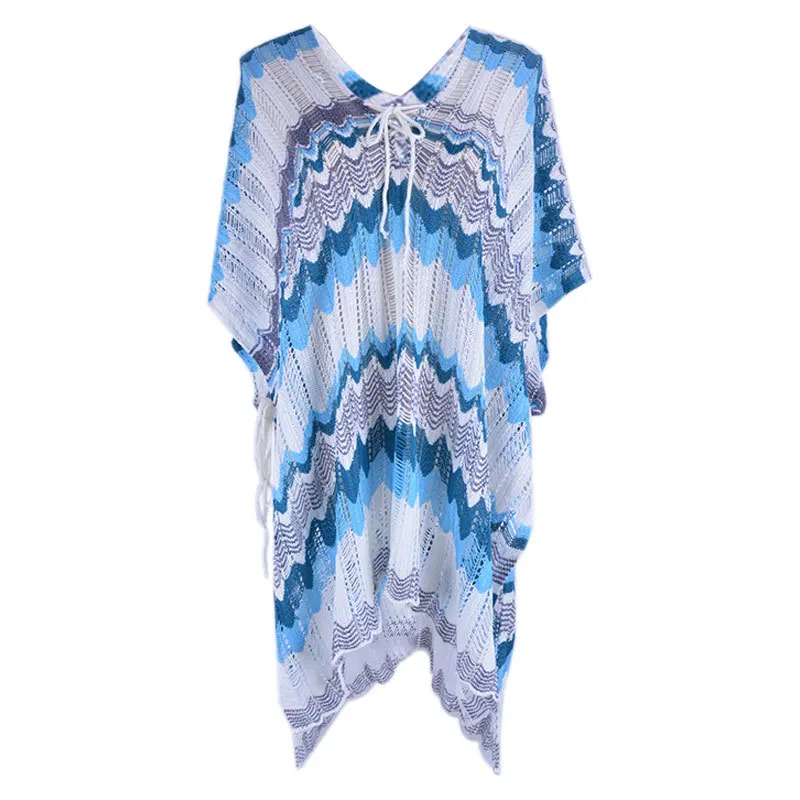 

Loose White Beach Dress Beach Cover Up Women Bikini Cover Up Flare Sleeve Bohemian Bathing Suit Sundress Ruffle Hem Dress