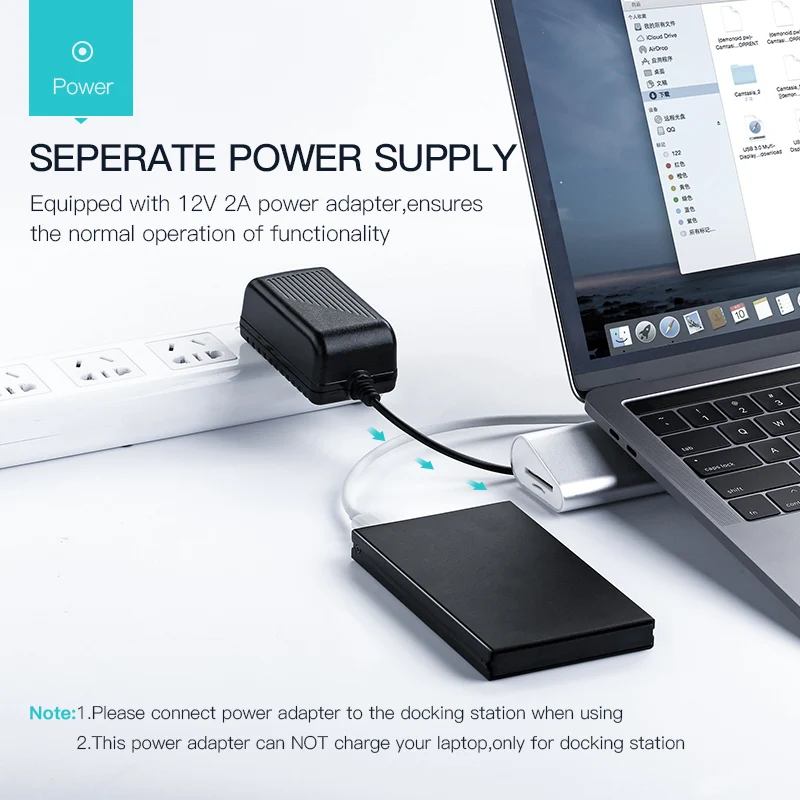 Док станция Ugreen USB C универсальный адаптер HDMI Type к 3 0 для MacBook Pro 13 Air разветвитель 1