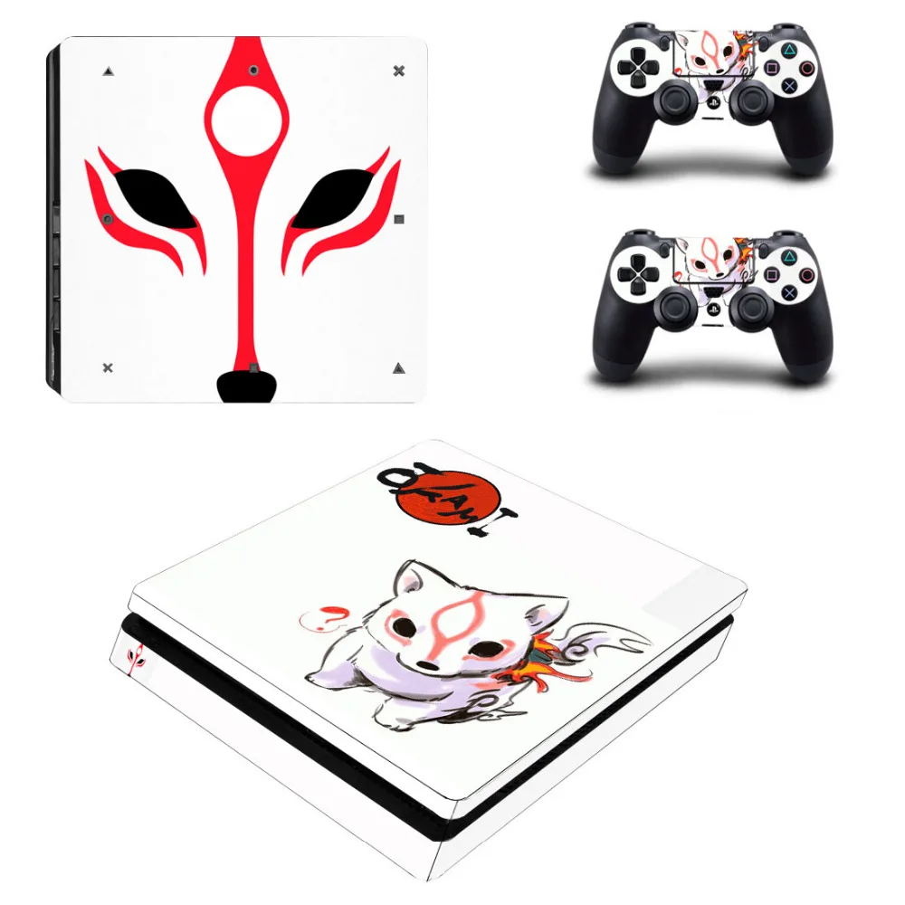 Okami HD PS4 тонкая наклейка для sony playstation 4 консоль и контроллер PS4 тонкая наклейка s винил