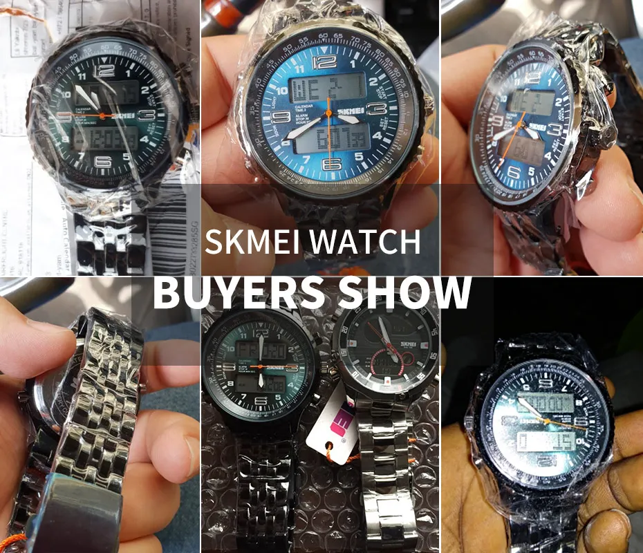 SKMEI Outdoor Sport Quartz Watch Men Alarm Chrono Calendar Fashion Wristwatches Waterproof Army Back Light Quartz Watches 1032