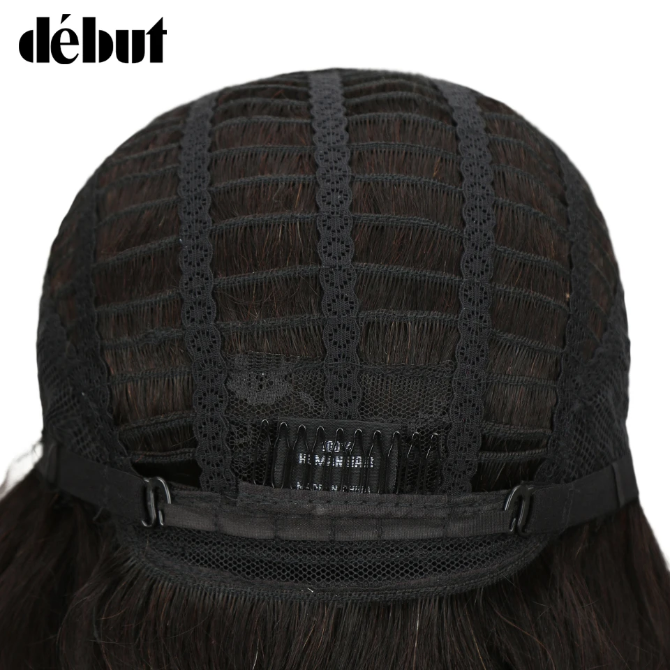 Дебютные бразильские прямые волосы Remy парик из человеческих волос на шнуровке