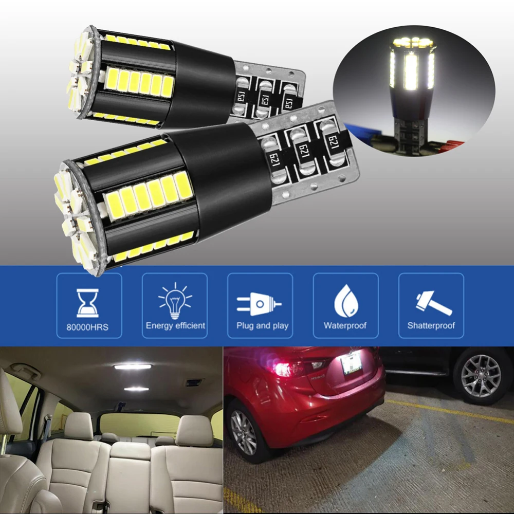 Автомобильный купол 10 шт. светодиодный светильник белого клина 39 SMD 3014 чипсеты