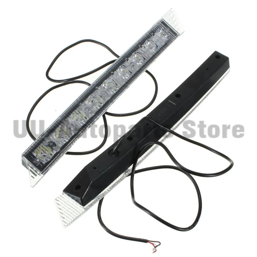 1 пара 9 светодиодный ных автомобильных белых противотуманных фар и поворотных