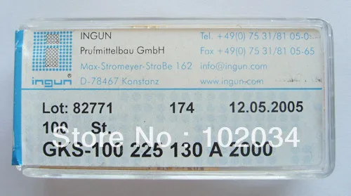 100PCS/LOT INGUN GKS-100-225-130 GKS-100 225 130 A 2000 Spring Test Probe Pogo Pin made in Taiwan