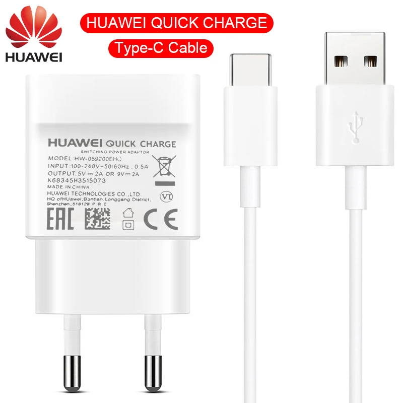 Оригинальный huawei быстрое зарядное устройство Тип-C кабель P30 lite Nova для детей 2 3 4 4e