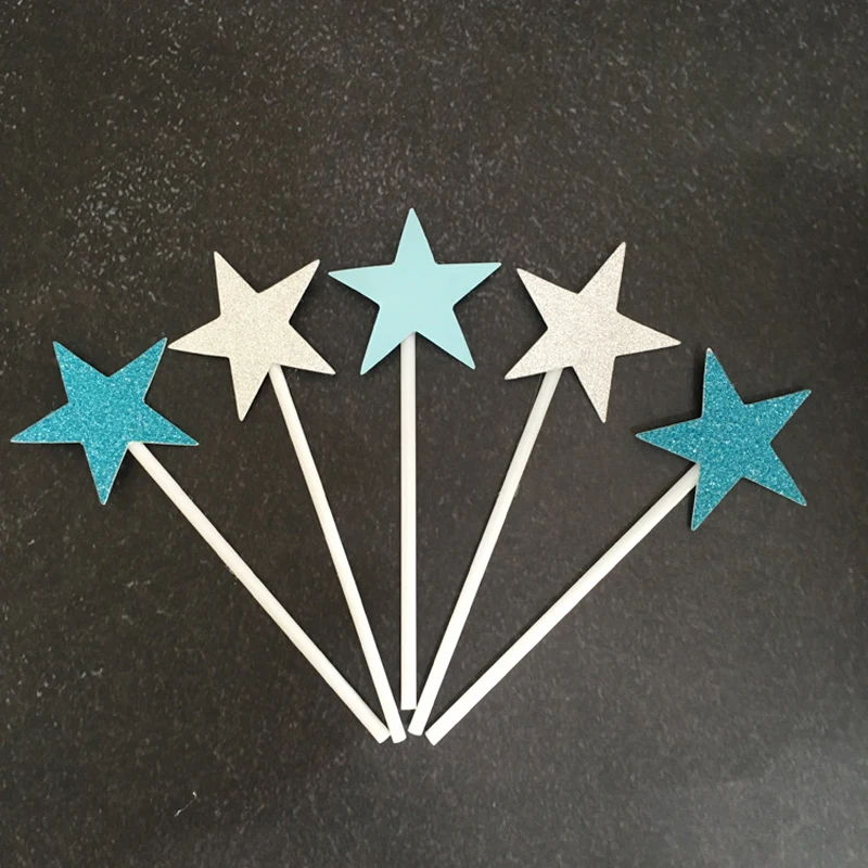 5 шт. блестящий торт с флагом украшение для выпечки десерт день рождения