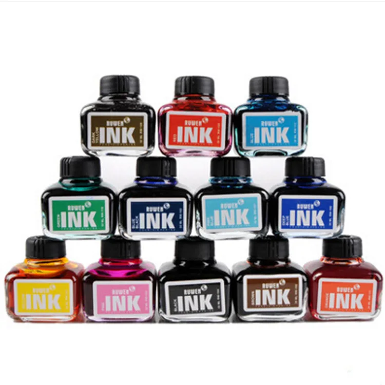 1 шт. 35 мл Аутентичные Чисто черные/синие/красные/зеленые цветные чернила без