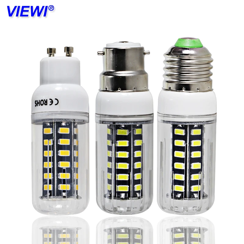 

1 piece ampoule led bulb dimmer light E27 B22 E14 GU10 Ac dc 12V 110v 220v dimmable candle spotlight corn bulbs lamp 7W 5730 SMD