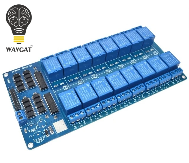 Интерфейсная плата модуля реле низкого уровня 5 В 1 2 4 8 16 каналов для PIC AVR DSP ARM MCU