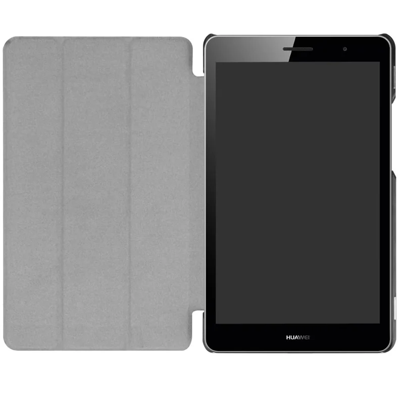 Чехол для huawei Медиа Pad T3 8,0 чехол сплошной тонкий откидной крышкой функцией подставки умной чехол PC защитный чехол+ Защитная пленка на экран, ручка-стилус