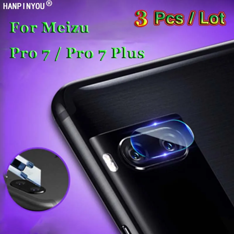 3 шт./лот для Meizu Pro 7 / Pro7 Plus ультра прозрачное мягкое волокно Закаленное стекло