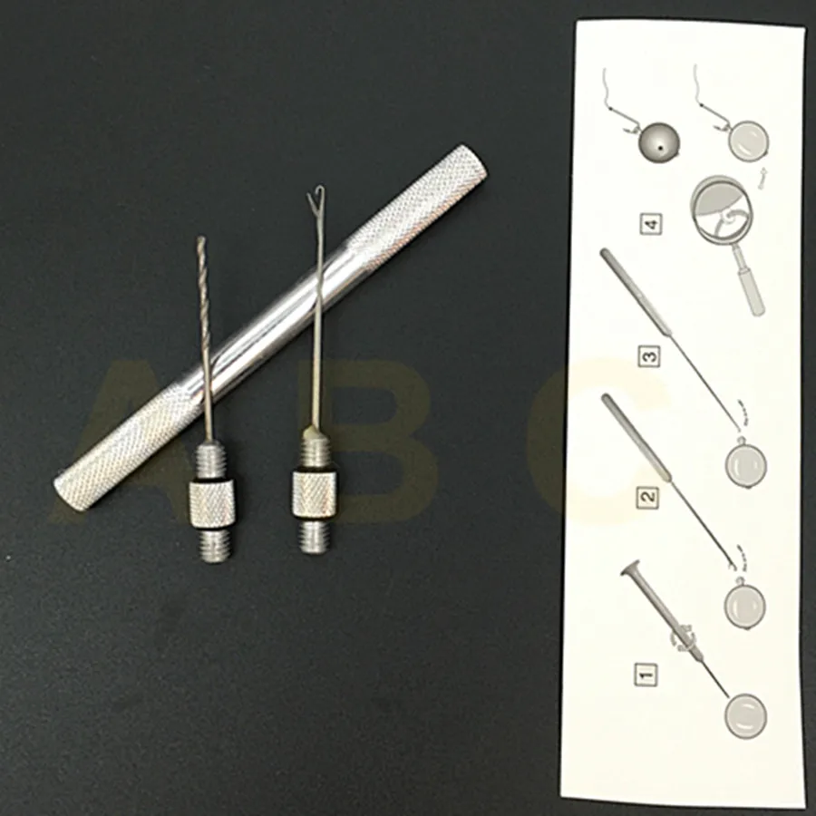 2 шт. * Дрель из алюминиевого сплава/игла для сращивания приманки инструмент