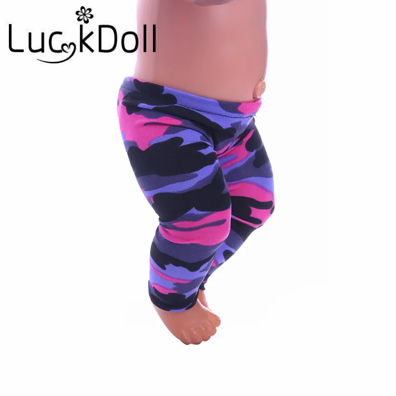 Новые леггинсы Кукла Одежда Fit 18 дюймов American Girl 43 см BABY born Zapf дети лучший подарок