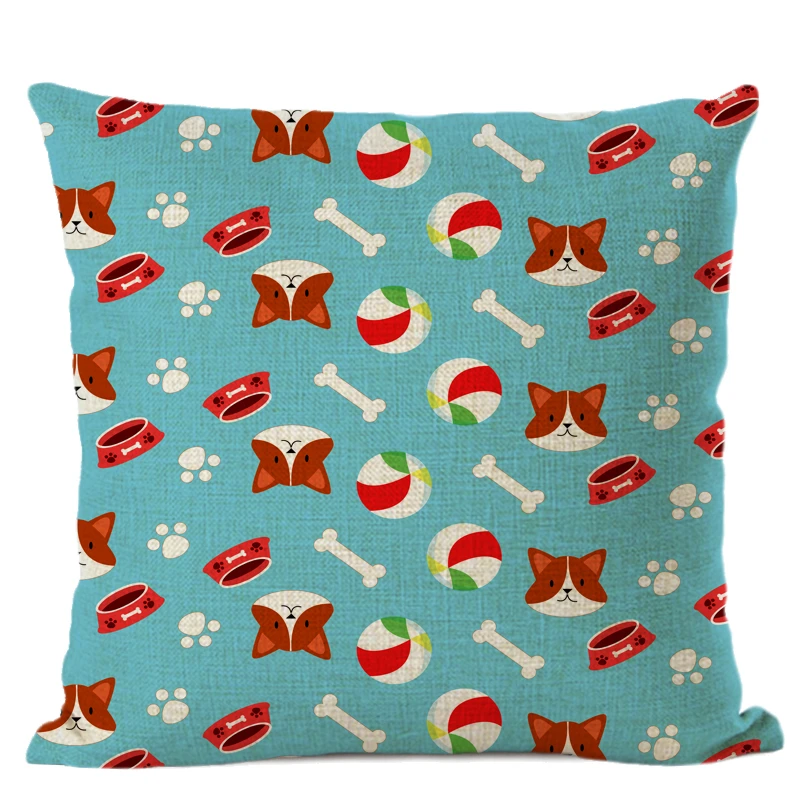 Прекрасный маленький чехол для подушки с изображением животных диван