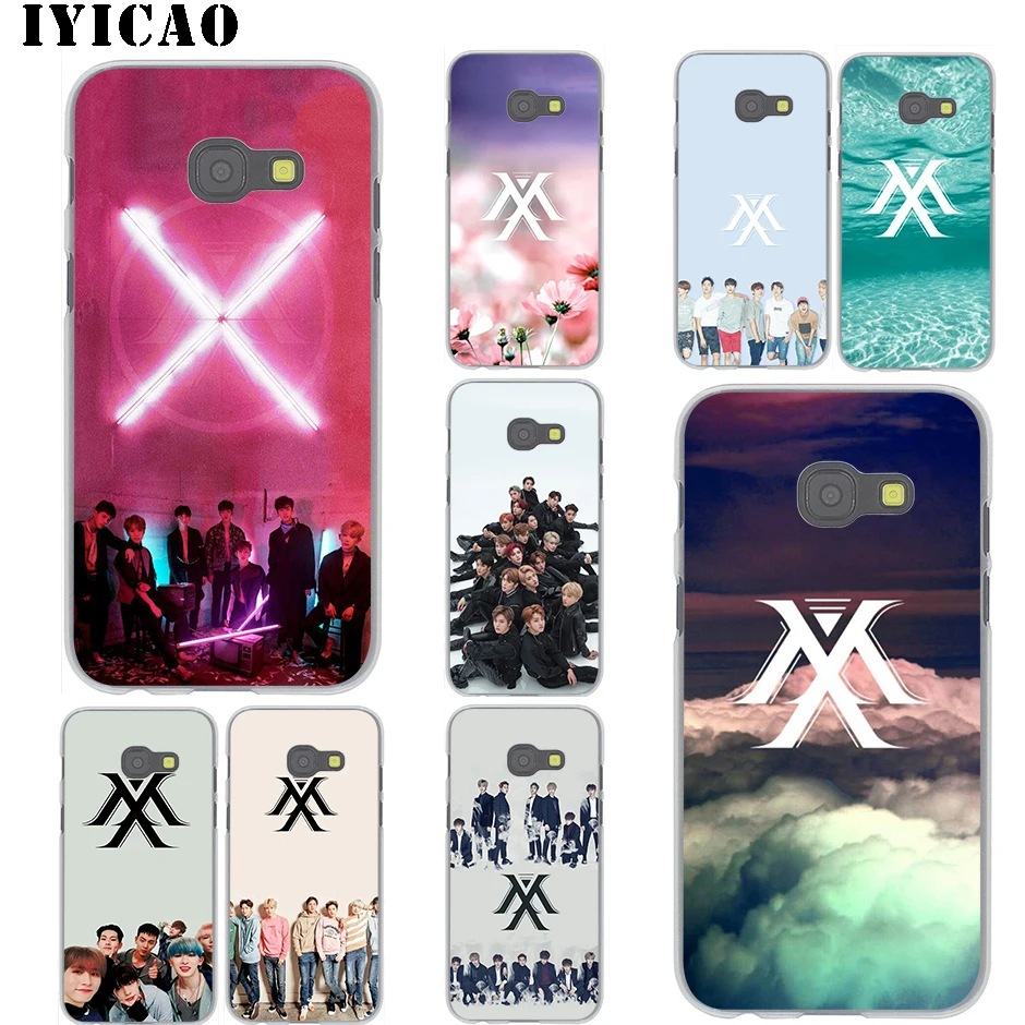 IYICAO Monsta X KPOP жесткий чехол для Samsung Galaxy J6 J5 J1 J2 J3 J7 2017 2016 2015 Prime US EU